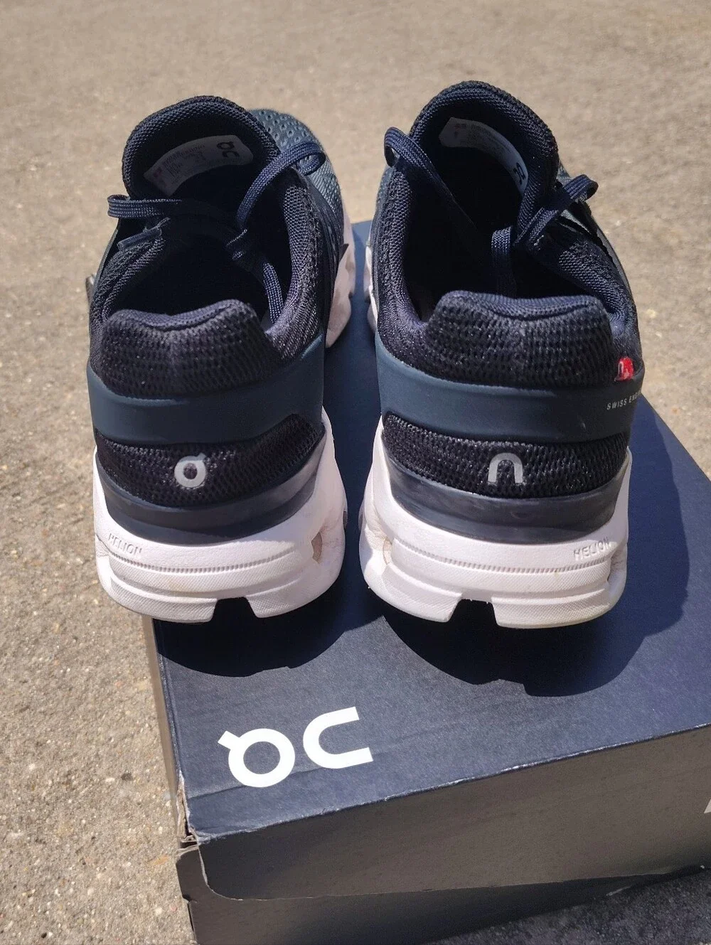 On Cloudswift Wo 9.5/M 8 Black Rock CloudTec Running Shoes